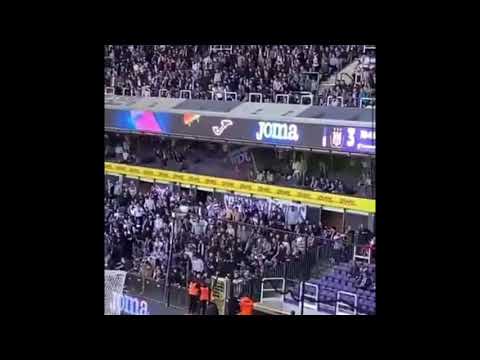 the ultras against flag theft.   RSCA VS BEERSCHOT