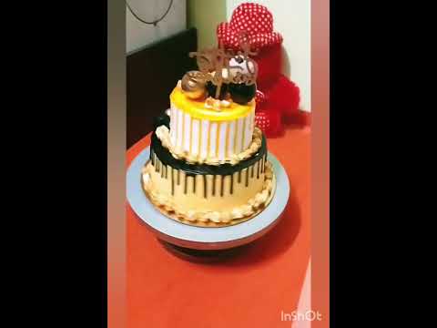 caramel vanilla popcorn cake recipe #bhuvana bakers