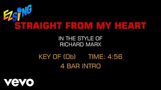 Richard Marx - Straight From My Heart (Karaoke EZ Sing)