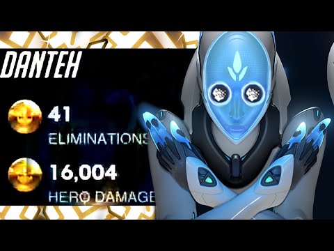 DANTEH TOP 500 DPS MAIN - ECHO! 42 ELIMS! [ OVERWATCH SEASON 25 ]