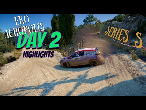WRC Generations: Rally Greece Day 2 highlights WRC3 career REALISTIC length+damage *Series S 1080p*