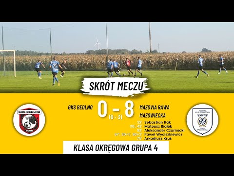 GKS Bedlno - Mazovia Rawa Mazowiecka - Klasa Okręgowa Grupa 4 - Kolejka 7 - skrót meczu