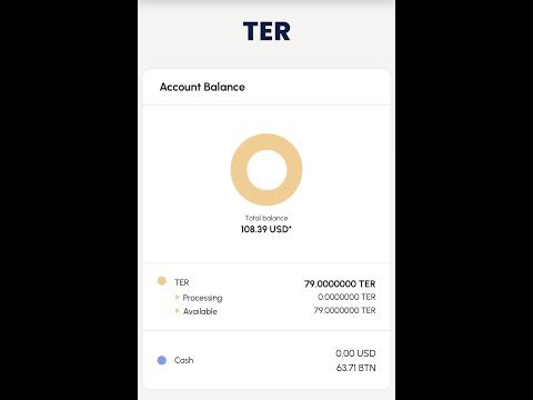 TER, how to buy and sale. A video Tutorial.