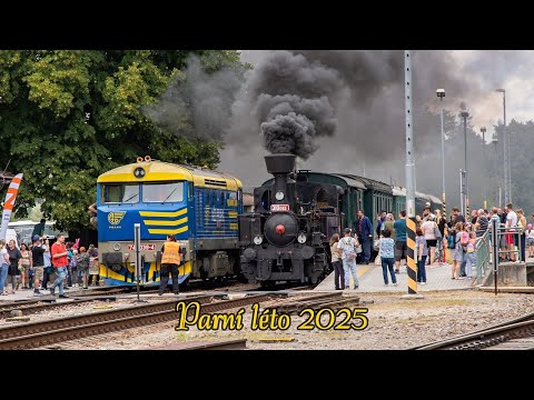 Telč - Historický parní vlak do Slavonic (Parní léto 2025)