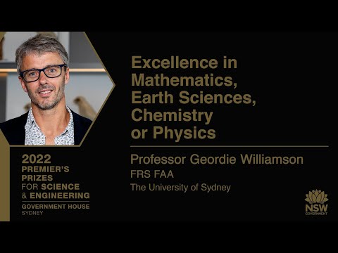 2022 NSW Premiere’s Prizes for Science & Engineering (PPSE) Winner - Geordie Williamson