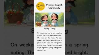 English Listening Practice – Spring Outing | Short English Story with Subtitles