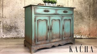 Creating a Rustic Aged look Painting Furniture with Chalk Paint