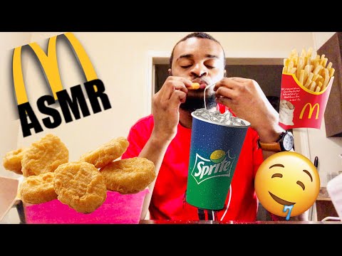 ASMR EATING MCDONALDS 😋