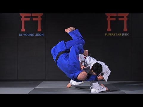 Korean Judo - Drop knee Tai otoshi