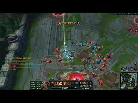 Sett tries to end game with Chemdrake soul but riot spagetti code says no