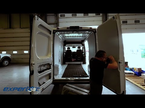 Van Liner and Partition Upfit Timelapse