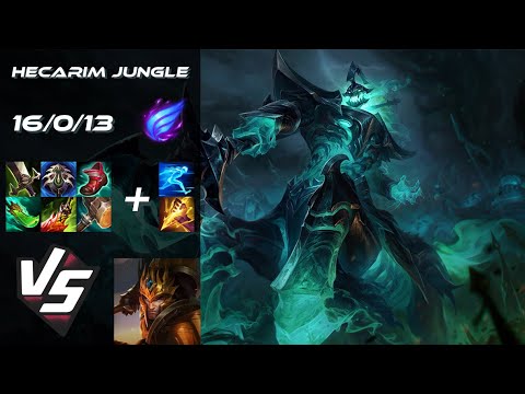 JUNGLE Hecarim vs Jarvan IV - NA Challenger Patch 25.23