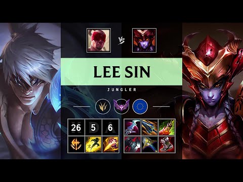Lee Sin Jungle vs Shyvana: Legendary - EUW Master Patch 14.16