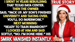 14 Years Replaced by a Nepo Hire. I Walked Out While He Was Still Smirking.