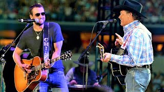 George Strait &amp; Eric Church - Cowboys Like Us (The Cowboy Rides Away Tour)