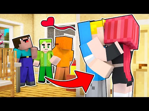 BACIO ZOE DI NASCOSTO DAI MIEI AMICI! - Famiglia Di Minecraft #9