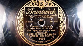 STORMY WEATHER by Duke Ellington 1933