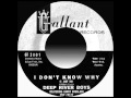 I DON'T KNOW WHY (I JUST DO), Deep River Boys (Gallant #2001) 1959