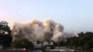 preview picture of video 'Ormond Beach Hospital Implosion'