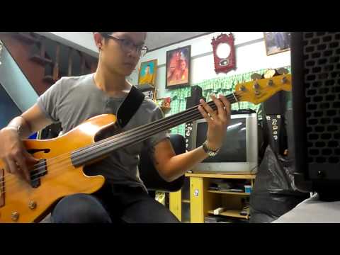 Fender PBAC-100 FL A/E Fretless Precision Bass MIJ 3-Tone Sunburst image 14
