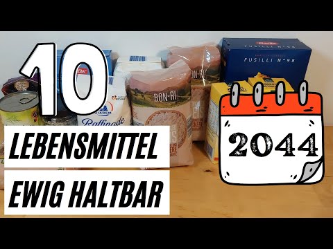 10 Lebensmittel die ewig haltbar sind - Perfekt zum preppen!