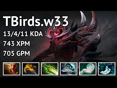 Dota Memories TBirds.w33 - Shadow Fiend highlights - Game 3610719229 - Dota 2