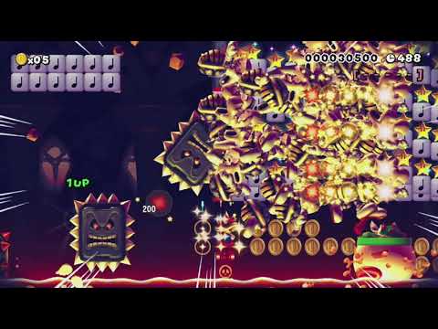 爽快！新感覚全自動マリオ　auto mario by サブ　りょんりょん - Super Mario Maker - No Commentary 1bn