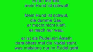 Mein Hund ist schwul