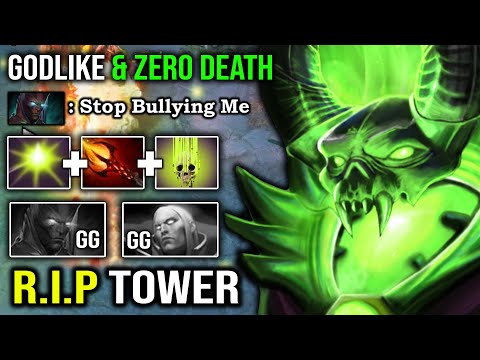 How to Crazy Fast Push & Offlane Pugna in 7.27d EZ Bullying TB with Nonstop Blast & Life Drain DotA2