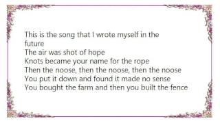 John Wesley Harding - Song I Wrote Myself in the Future Lyrics