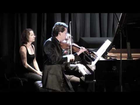 Julian Rachlin plays Lera Auerbach Sonata for Violin and Piano No. 3 - Part 2