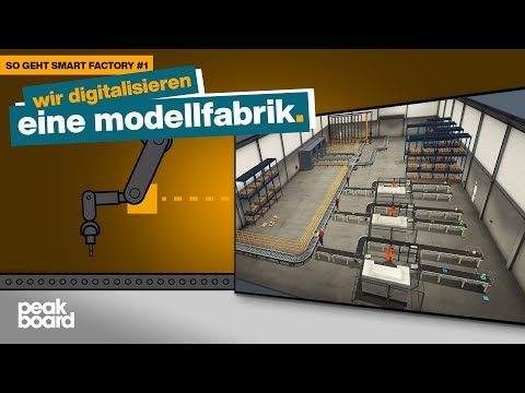 Peakboard | So geht Smart Factory #1: Wir digitalisieren eine Modellfabrik!