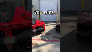 Battle of V12🔥 Which are you taking?!#lambo #revbattle #laferrari #huracan #aventador #svj #gintani