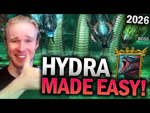 EASY F2P HYDRA TEAM (2026) Best Champs and Tips - Raid Shadow Legends Clan Boss Guide