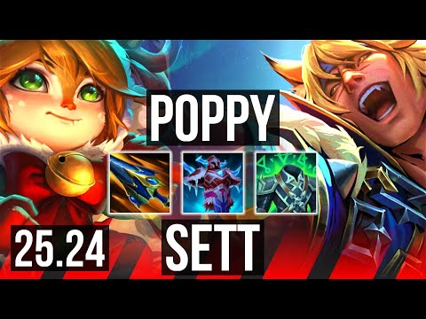 POPPY vs SETT (TOP) | 38K damage | KR Master | 25.24