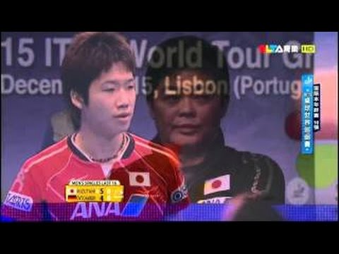2015 Grand Finals MS-R16 Jun Mizutani - Dimitrij Ovtcharov (full match|short form in HD)