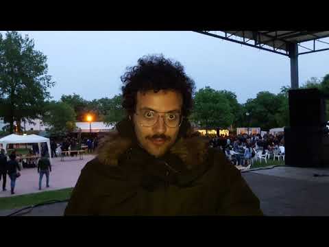 Adam Hutchinson from The Physics House Band (interview at Primo Maggio Rock Festival 2018)