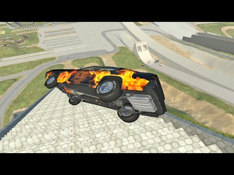 Stair Jumps & Fails | BeamNG.drive
