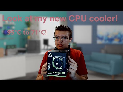 Look At My New CPU Cooler! | Arctic Freezer 33 eSports One Unboxing + Benchmarks.