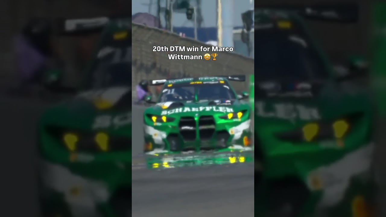 Marco Wittmann gets his 20th #DTM win! 😳🏆 #DTM26 #Nürburgring