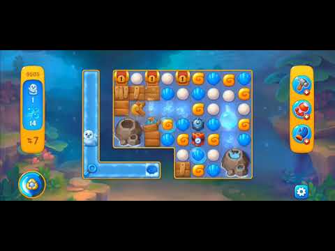 Fishdom Easy Level 9505 (with ingame lightning and firecracker boosters) @choraelmin