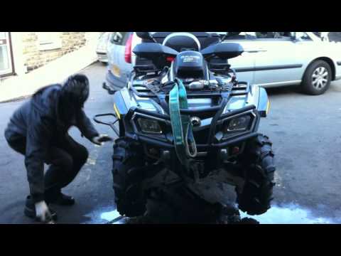 2011 kenda executioner atv tires on can am outlander max 800 ltd