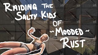 I STOLE A BOX OF ROCKETS & MADE SALTY KIDS RAGEQUIT AS A SOLO | RUST TROLLING
