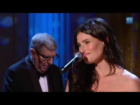 Idina Menzel & Marvin Hamlisch perform "What I Did For Love" at the White House (2010)