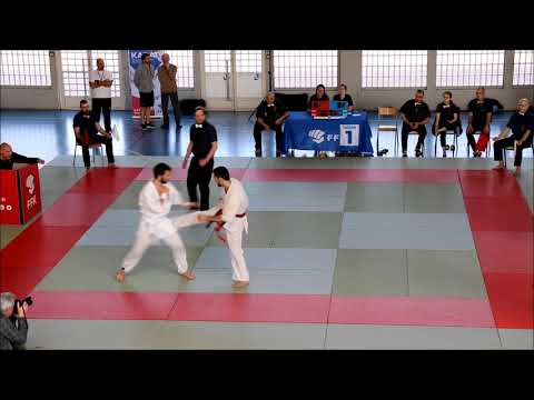 Aurélien BRENNET Vs Jérémy OLIVAUD  70Kgs H  Coupe de France 2018 Kyokushinkai