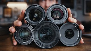 Lenses I own for solo filmmaking