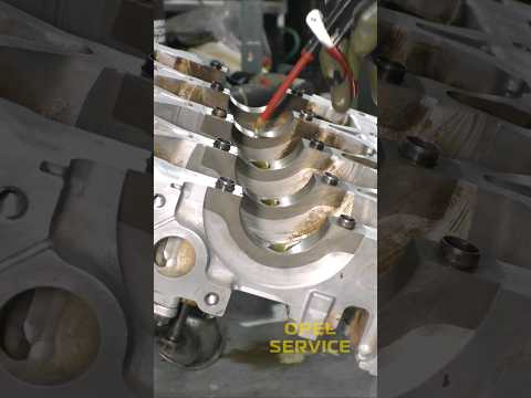 Engine Assembly - Step by Step - Main Bearings and Crankshaft #shorts