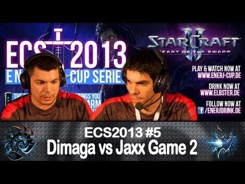 ECS2013#5 - Cuartos - Dimaga vs Jaxx G2 - ZvP [HotS] - 1080p Starcraft 2 Español