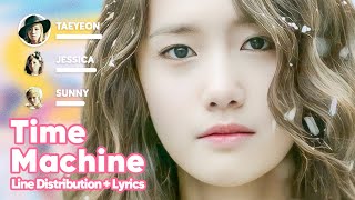 Girls&#39; Generation - Time Machine (Line Distribution + Lyrics Karaoke) PATREON REQUESTED