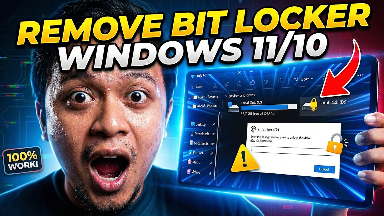 BYE BYE BitLocker! Cara Remove BitLocker Hanya 1 Menit Dengan 4DDIG Partition Manager